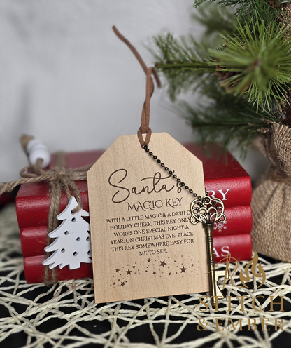 Santa's Magic Key – Personalized Engraved Christmas Keepsake