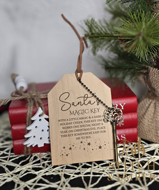 Santa's Magic Key – Personalized Engraved Christmas Keepsake
