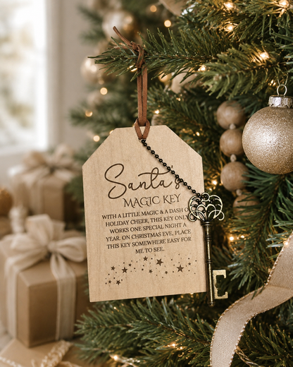 Santa's Magic Key – Personalized Engraved Christmas Keepsake