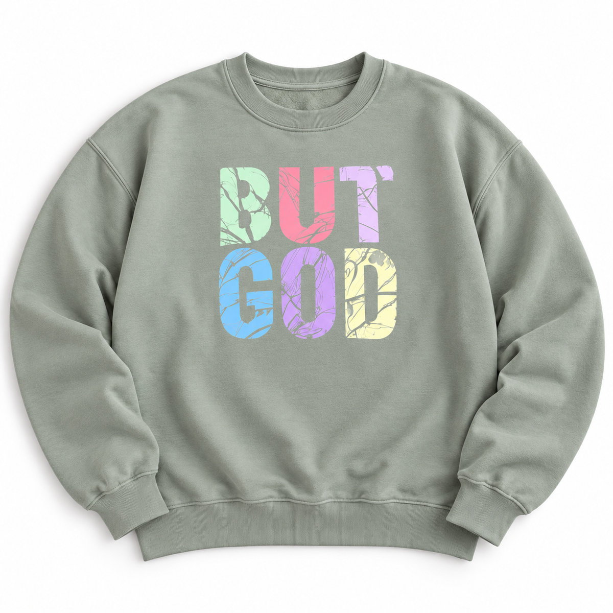 But God Graphic Sweatshirt | Faith-Inspired Unisex Crewneck