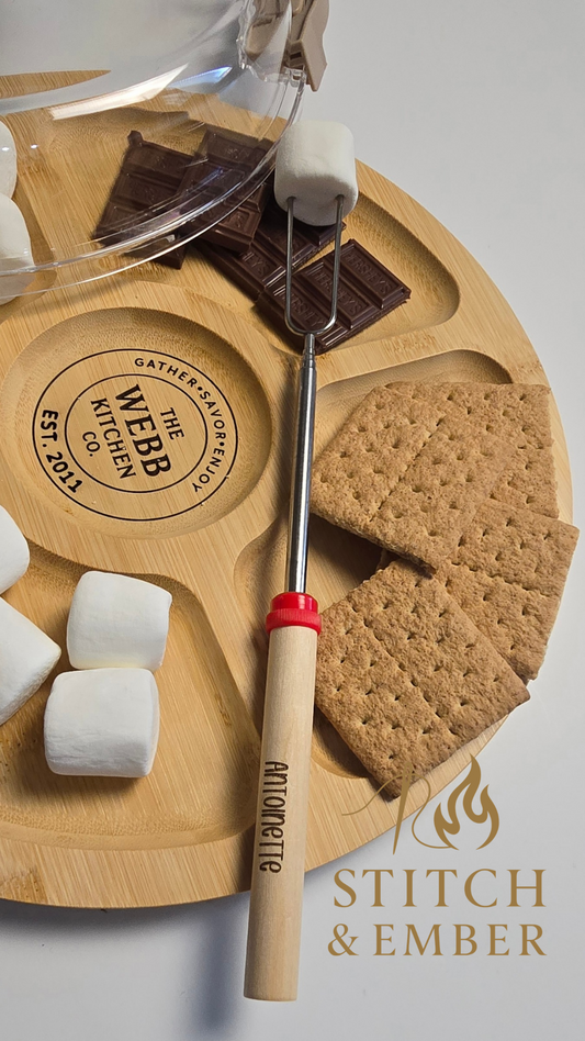 Personalized Bamboo Charcuterie Tray with Locking Lid – Engraved Serving Board